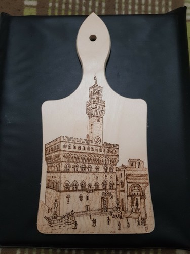 Tagliere pirografato mano - tagliere, a