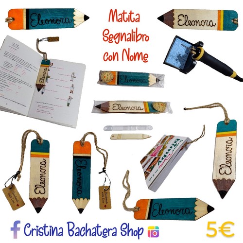 Matita segnalibro con - matita, nome