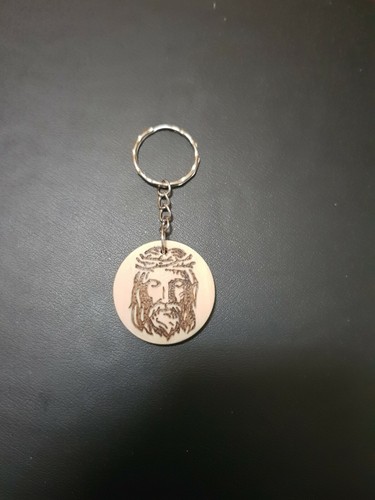 Portachiavi pirografato - portachiavi,
